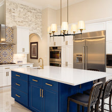 Aletheia 6-Light Chandelier with Fabric Shades