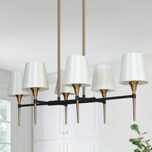 Aletheia 6-Light Chandelier with Fabric Shades