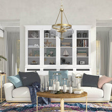 Dike 3-Light Gold Chandelier