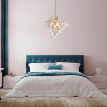 Anteros 4-Light Geometric Crystal Chandelier