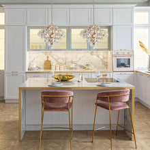 Anteros 4-Light Geometric Crystal Chandelier