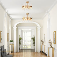 Chione 3-Light Drum Semi-flush Mount Ceiling Lights