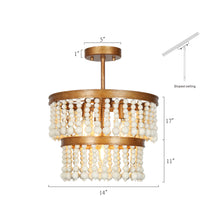 Eurybia 3-Light 2-Tier Semi-flush Mount Ceiling Lights