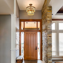 Eurybia 3-Light 2-Tier Semi-flush Mount Ceiling Lights