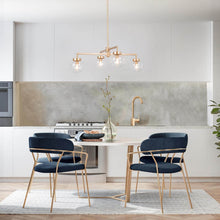 Eirene 4-Light Chandelier with Glass Shades