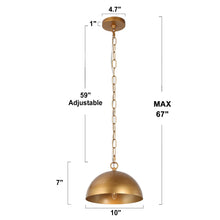 Alala 1-Light Barn Pendant Light