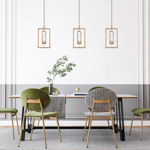 Horkos 1-Light Pendant Light with Cylinder Glass Shade