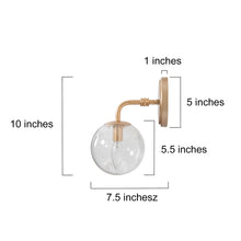 Melite 1-light Globe Wall Sconce