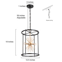 Alce 4-Light Sputnik Lantern Pendant