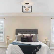 Helios 4-Light Square Semi-flush Mount Ceiling Lights