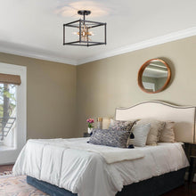 Helios 4-Light Square Semi-flush Mount Ceiling Lights