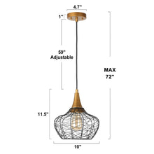 Nesoi 1-light Grid Pendant Light