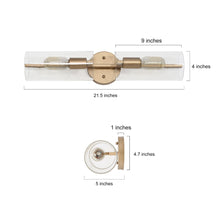 Horkos 2-Light Cylinder Bathroom Vanity Lights