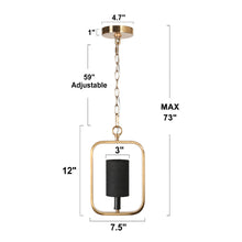 Pheme 1-Light Mini Pendant Light-Gold