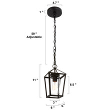 Aiolos 1-Light Lantern Outdoor Pendant Light