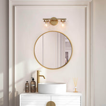 Eirene 2-Light Gold Bathroom Vanity Light