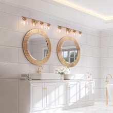 Eirene 4-Light Gold Bathroom Vanity Light