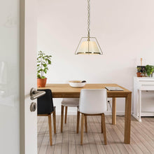 Aletheia 1-Light Pendant Light with Fabric Shade