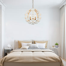 Selene 3-Light Ceramic Globe Chandelier