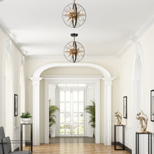 Alce 6-Light Sputnik Globe Semi-flush Mount Ceiling light