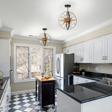 Alce 6-Light Sputnik Globe Semi-flush Mount Ceiling light