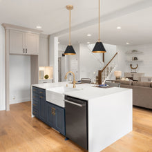 Hebe 1-Light Cone Pendant Light -Metal Shade