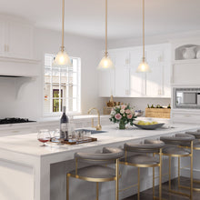 Hebe 1-Light Cone Pendant Light -Frosted Glass