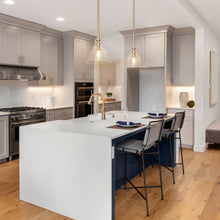 Hebe 1-Light Cone Pendant Light -Seeded Glass