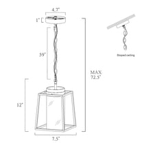 Agaue 1-Light Geometrical Pendant Light